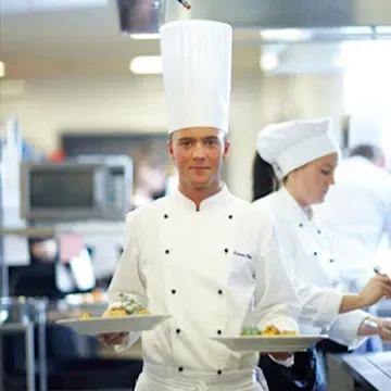 Personal och utrustning för Restaurang